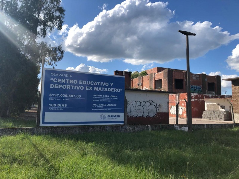 Inici la obra del polideportivo en el predio del ex matadero